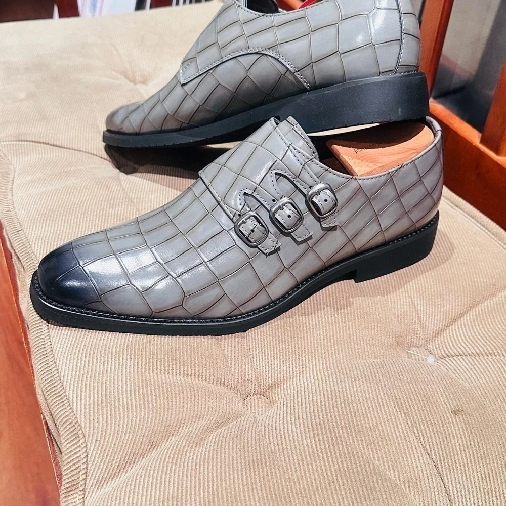 3 Monk Strap Dress Oxfords.